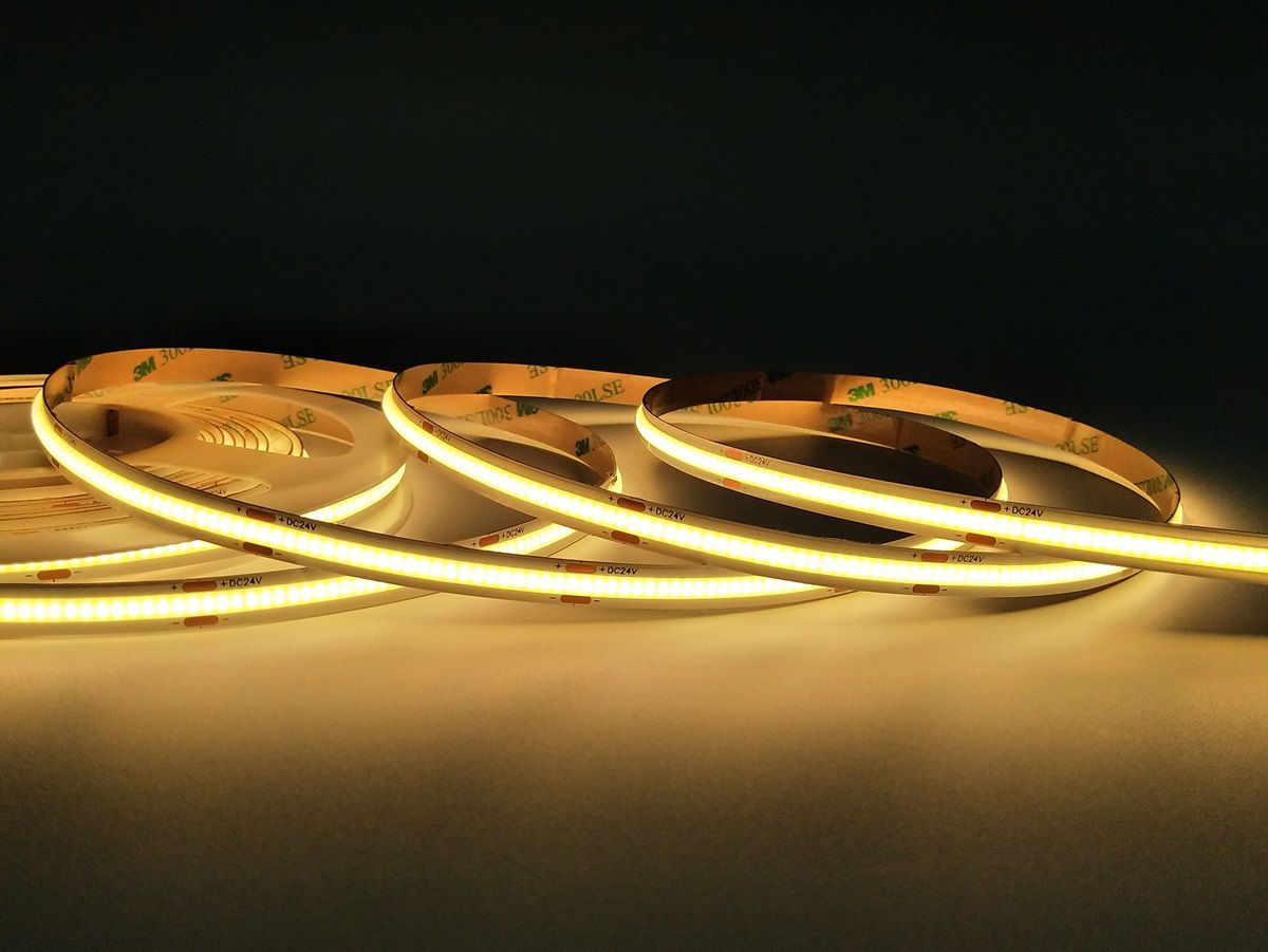 Tira de LED COB blanca